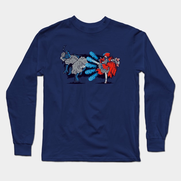 Red Fury Long Sleeve T-Shirt by LetterQ